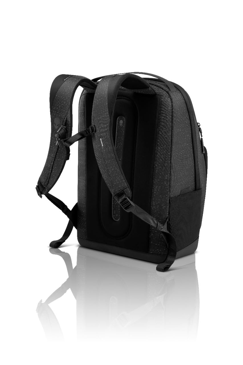 Alienware Horizon Utility Backpack, AW523P, Weather resistant, Padded back and shoulder straps, EVA padding, RFIDsafe, Black