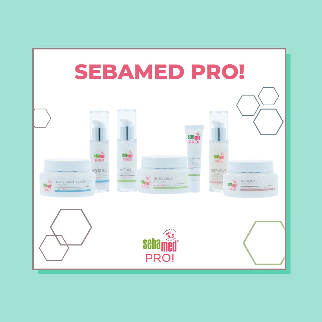Sebamed PRO! Hydro Serum - Probiotic Care Complex with Root Extracts and Healing Herbs - Improves Skin Moisture and Ensures a Smooth and Even Appearance of the Skin