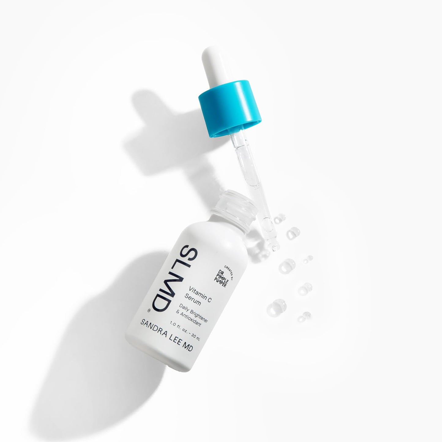 SLMD by Dr. Pimple Popper - Vitamin C Serum - Vitamin C & Hyaluronic Acid to Visibly Smooth, Hydrate and Brighten Skin - Minimize Appearance of Fine Lines & Wrinkles - 1 Fl. Oz.
