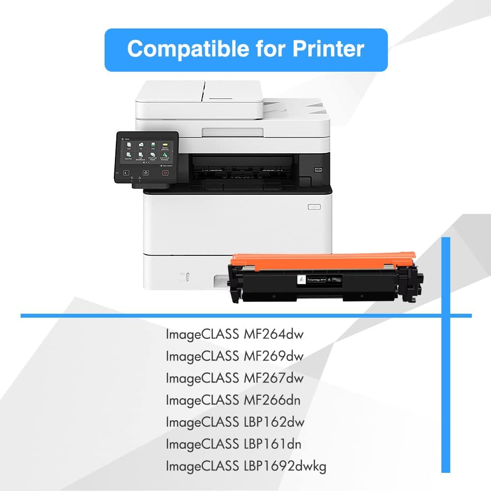 051H 051 Toner Cartridge Compatible for Canon 051H High-Yield Black Toner Cartridge 051 CRG-051H CRG051 for ImageCLASS MF264dw MF267dw MF269dw LBP162dw LBP161dn MF266dn MF263dn Printer 2-Pack