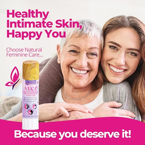 Vulva Balm Moisturizing Vaginal Cream with Menthol; Natural Yoni Cream for Feminine Health; Intimate Vulva Care for Redness Relief; Vaginal Dryness Menopause Cream External usage (2 pcs: 2 + 0.5 oz)
