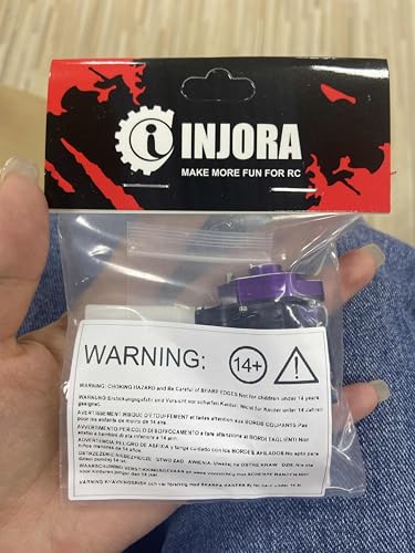 INJORA 050 50T Brushed Motor with Helical Gear Complete Transmission for SCX24 AX24 1/24 RC Crawler Upgrade