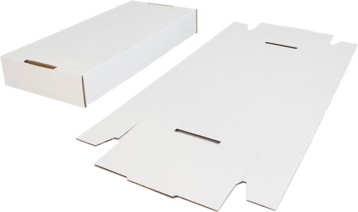 Durable Set of 5 - 7 inch Vinyl Record Storage Boxes - Sturdy Cardboard Construction with Removable Lid - Holds Up to 200 Records Each - Built Tough for Long-Term, Secure Archival Storage - #07BC09