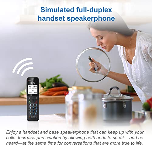 AT&T GL2113-31 Cordless Phone with Smart Call Blocker, Bluetooth Connect to Cell, Answering Machine, Full-Duplex Speakerphone