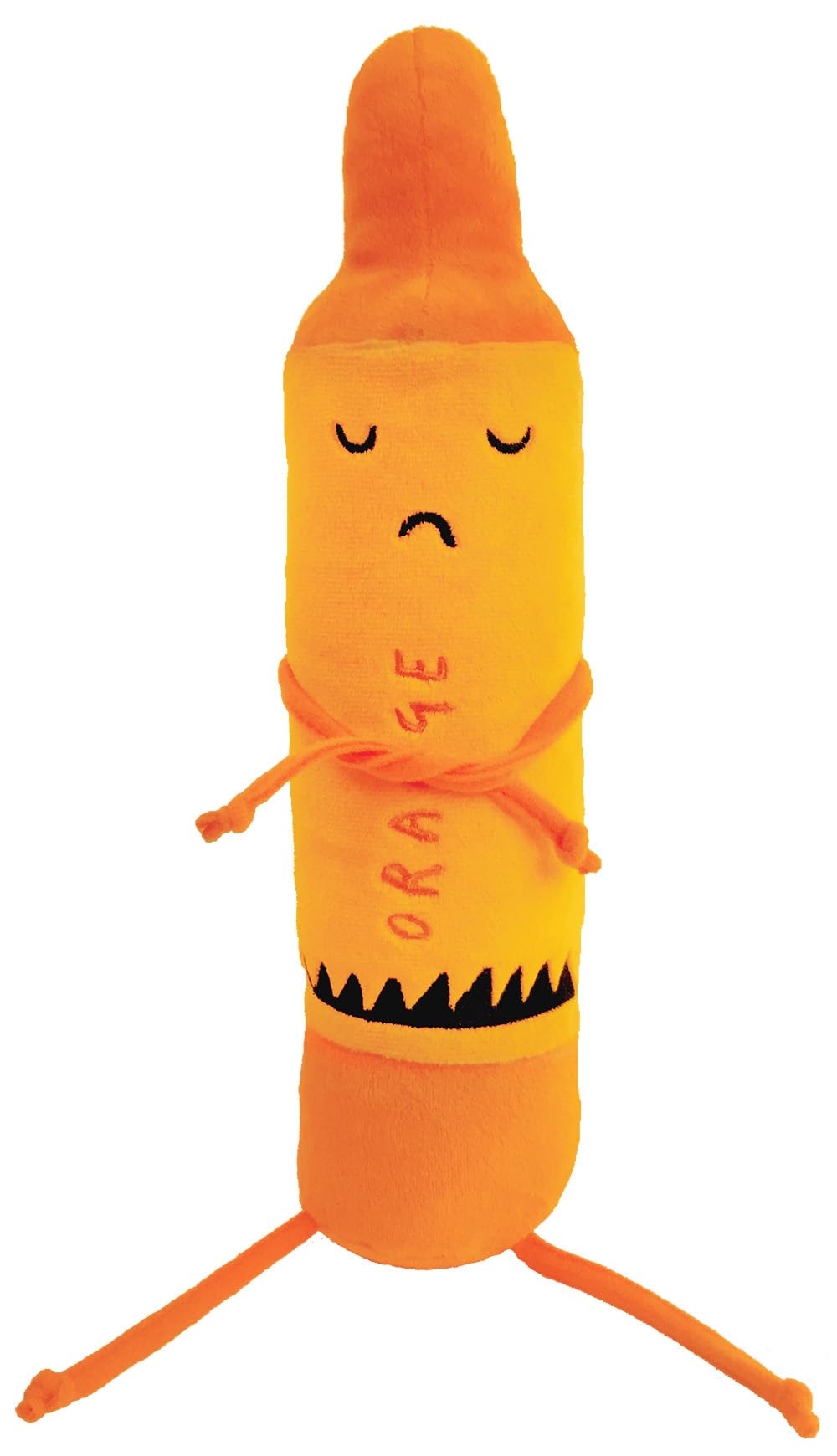 Merrymakers The Day The Crayons Quit Plush Figure, Orange, 12-Inch