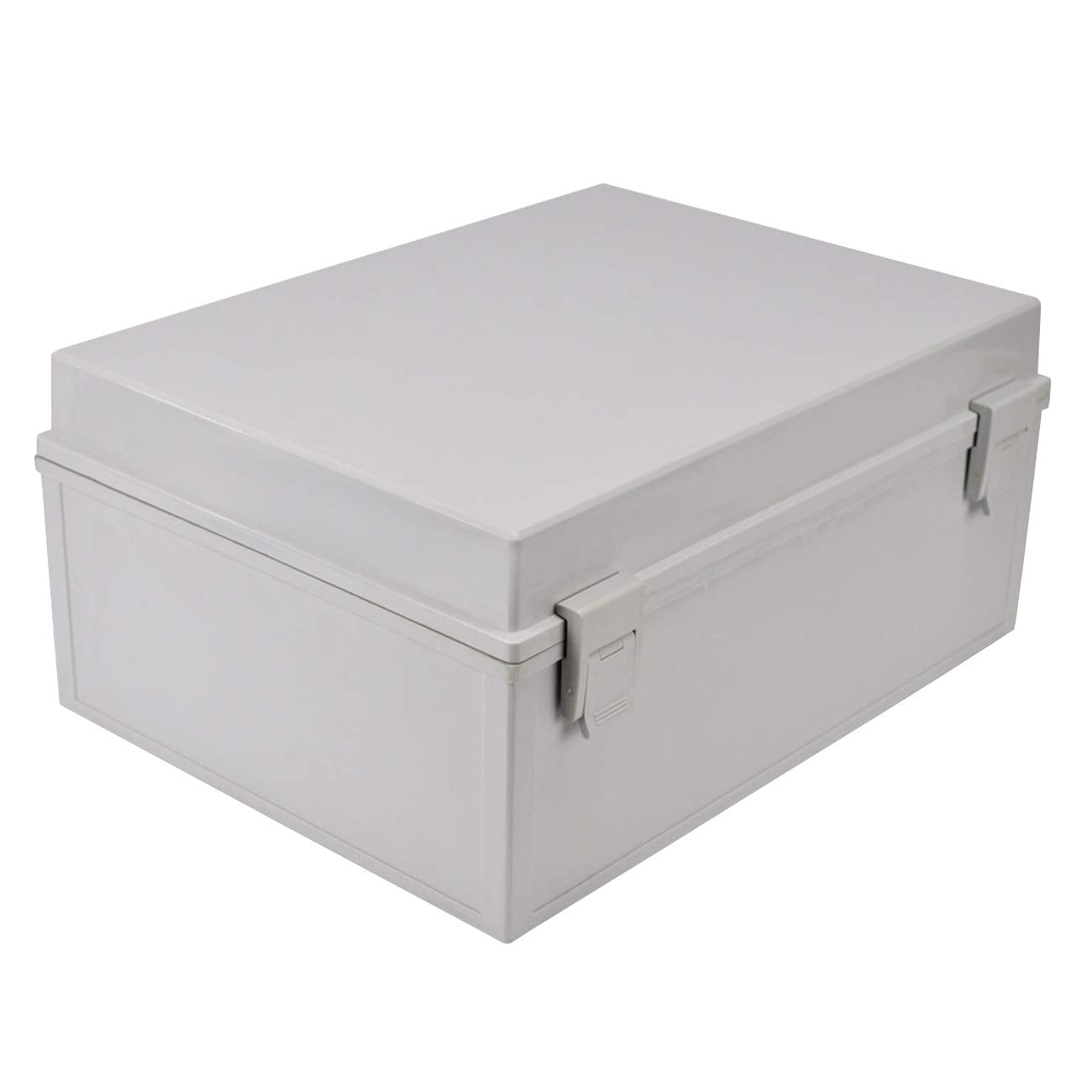 Ogrmar ABS Plastic Dustproof Waterproof IP65 Junction Box Universal Electrical Project Enclosure with Lock (15.7"x11.8"x7")