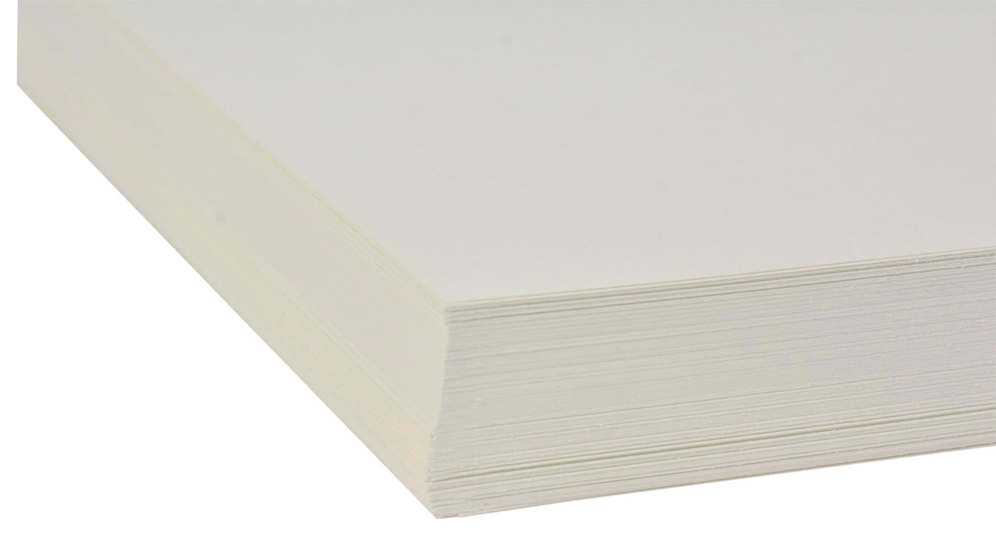 Sax Watercolor Beginner Paper, 90 lbs, 12 x 18 Inches, Natural White, Pack of 100 - 408402