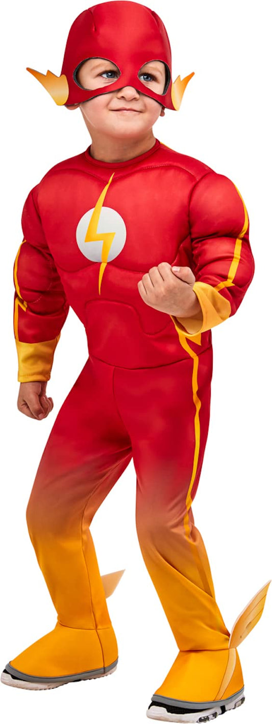 DC League of Super Pets: The Flash Costume for Toddlers by Rubies, Boy's 4T