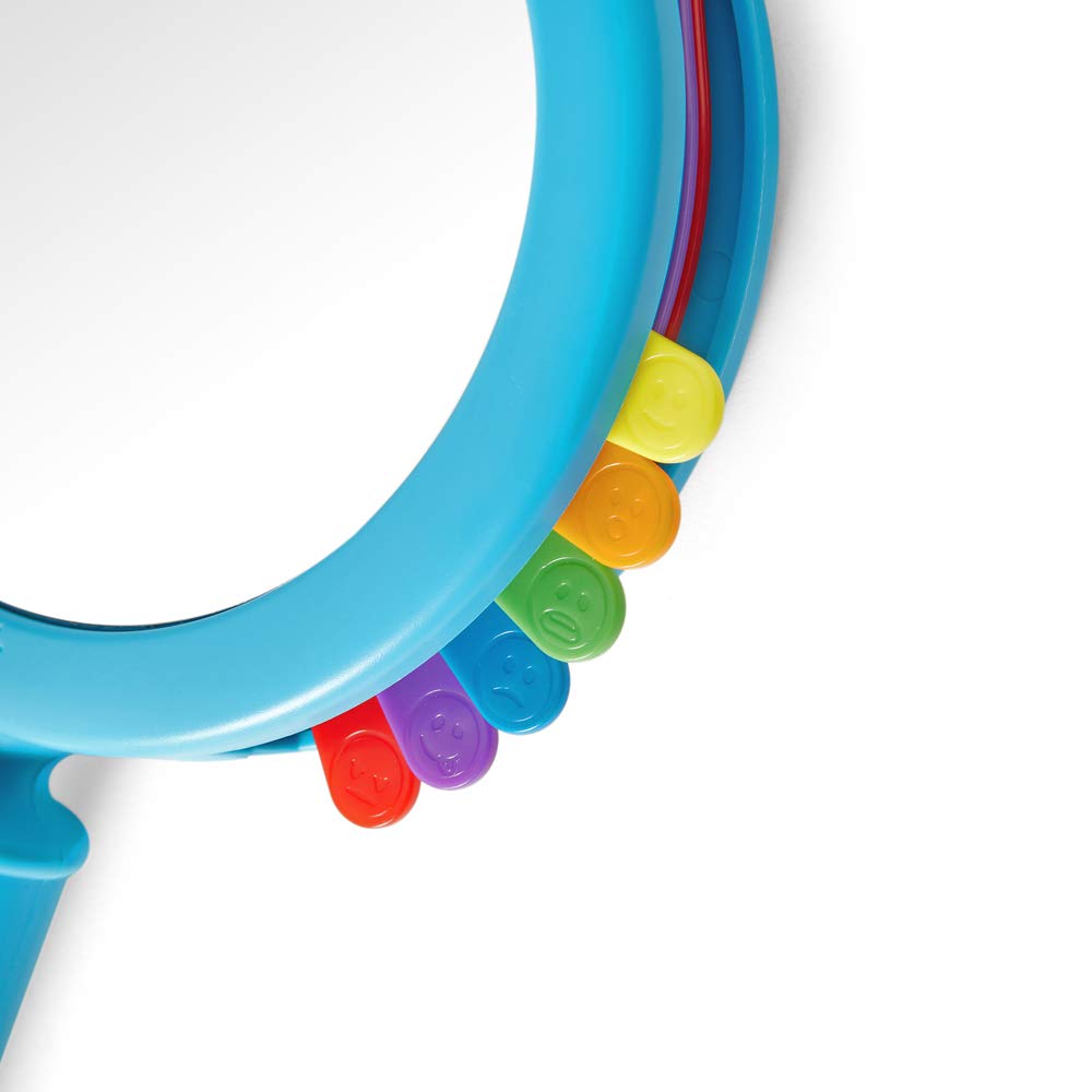 hand2mind See My Feelings Mirror, Social Emotional Learning Mirror, Sensory Toys for Toddler Learning, Anxiety Relief for Kids, Mindfulness for Kids, Kindergarten Homeschool Supplies (Pack of 4)
