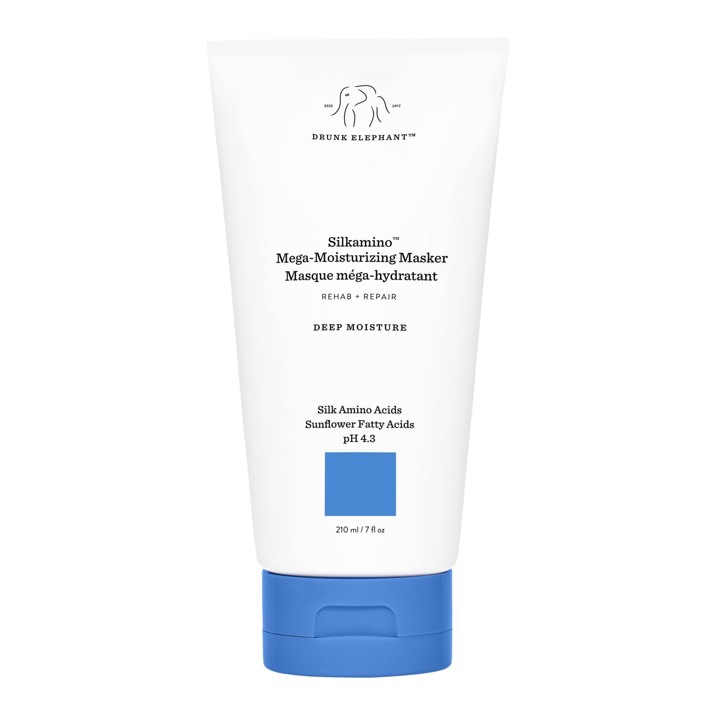 Drunk Elephant Silkamino Mega-Moisturizing Masker Conditioner - For All Hair Types (210 mL / 7 Fl Oz)
