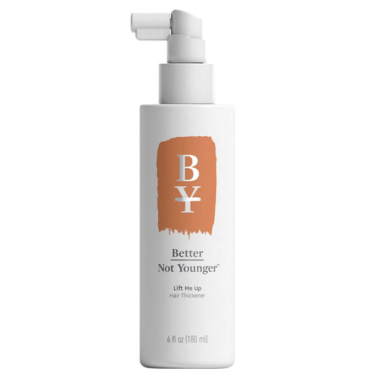 Better Not Younger - Lift Me Up Hair Thickener Spray 6fl.oz. for Women Over 40, Helps in Volumizing, Nourishing Scalp, Adds Texture for Visibible Fuller Hair - Non-Sticky