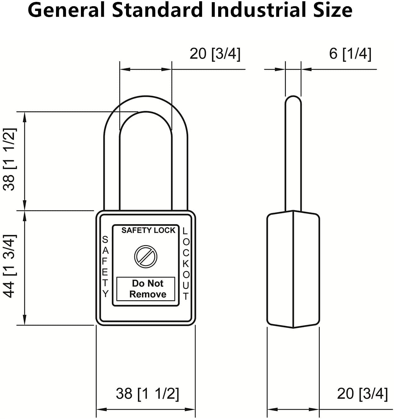 Lockout Tagout Locks, Safety Padlocks, Loto Keyed Differently Lock Out Tag Out Device Plastic with Lockout TagOut Tags