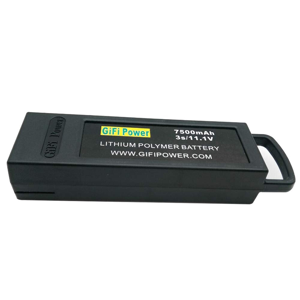 7500mAh LiPo Battery for YUNEEC Q500, 11.1V 3S High Capacity Quadcopter Battery for YUNEEC Q500+PRO/Q5004K - 2 Pack Drone Batteries
