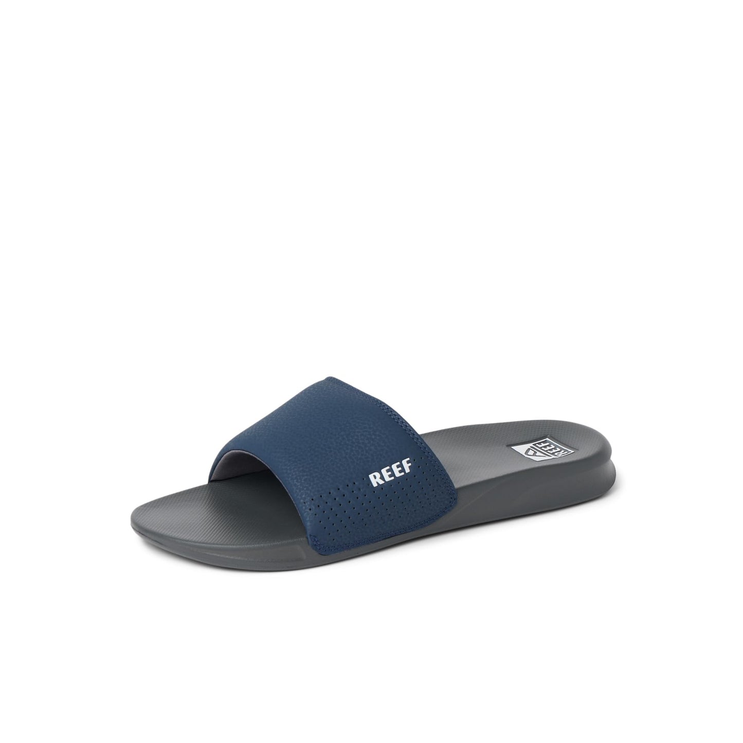 REEF One Slide Mens Sandal Navy-White 10
