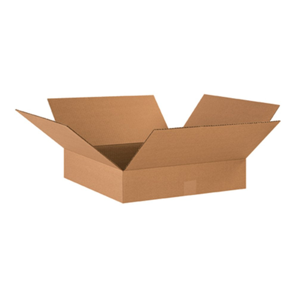 AVIDITI 17 x 17 x 4 Corrugated Cardboard Boxes, Flat 17"L x 17"W x 4"H, Pack of 25 | Shipping, Packaging, Moving, Storage Box for Home or Business, Strong Wholesale Bulk Boxes