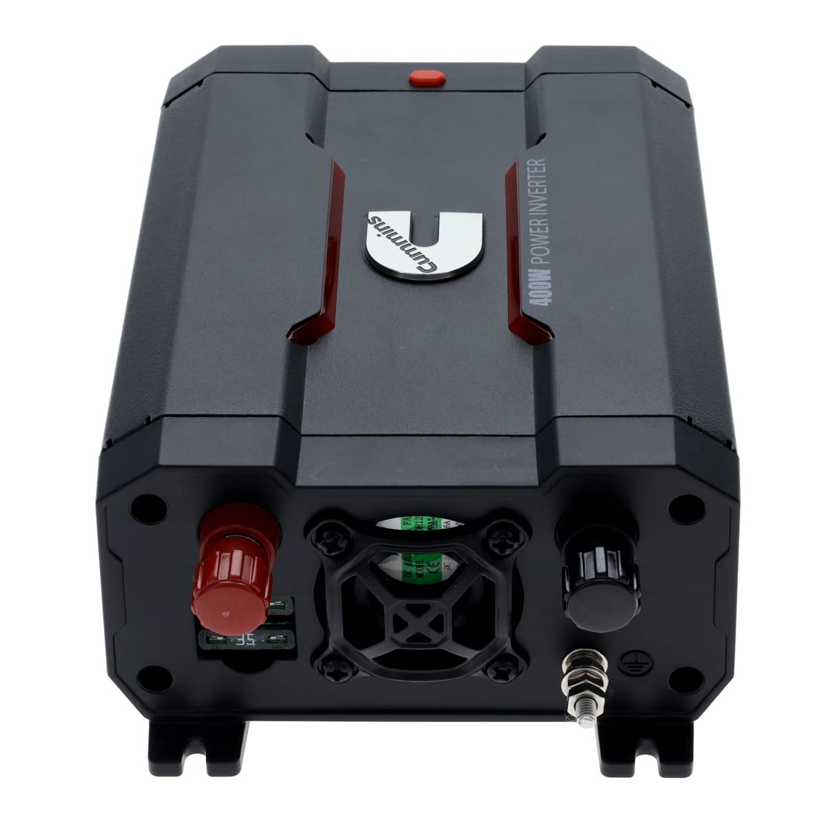 Cummins CMN400 400 Watt Car Inverter DC 12 Volts to 110 Volts AC Converter (Full Kit Included) 2 AC Ports Plus 2.4A USB & Fast-Charge 3.0A USB-C