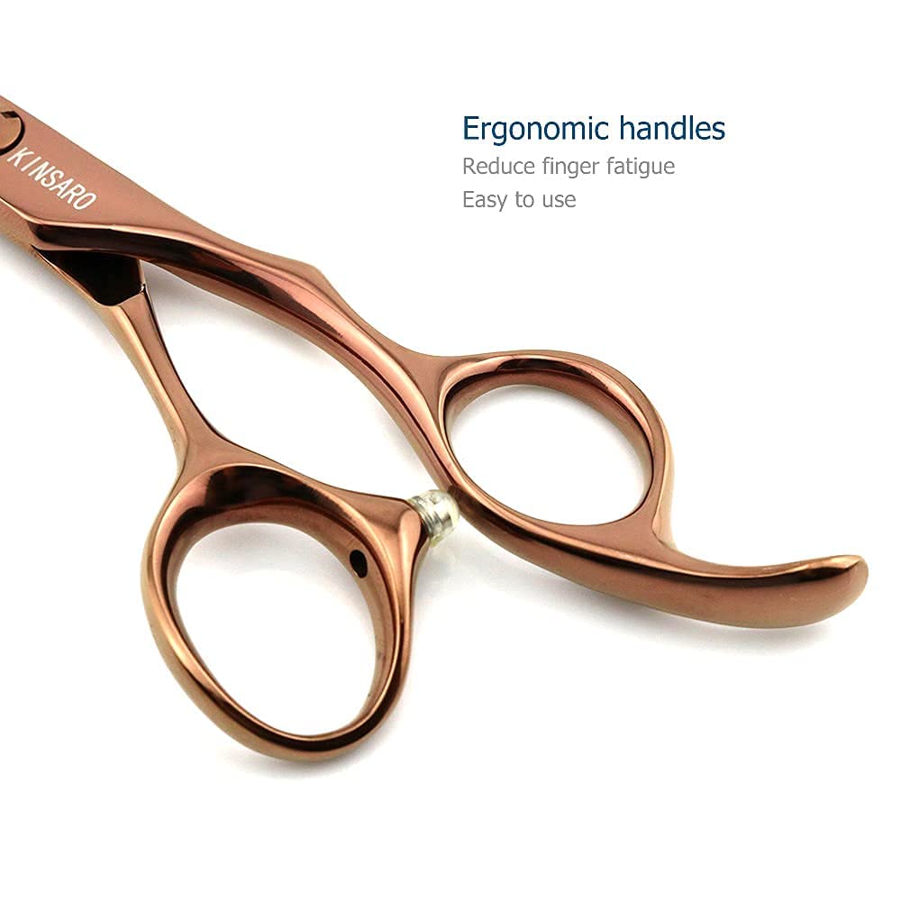 6 Inch Professional Hair Scissors Hair Cutting Shears and Thinning Shears Japan 440C Shears Haircut Scissors Barber Scissors Hair Cutting Scissors Kinsaro
