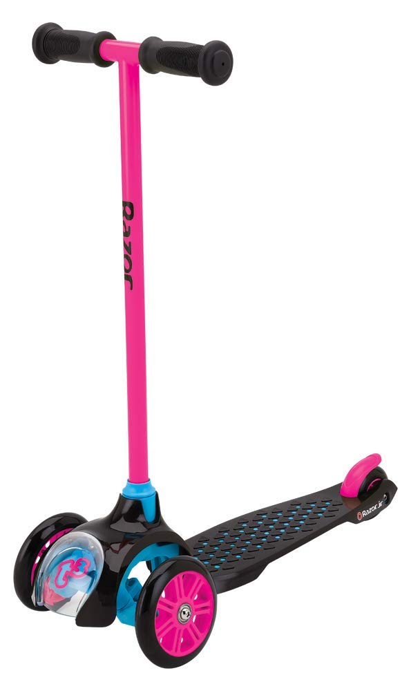 Razor Jr. T3 Kick Scooter for Kids Ages 3+ - Lightweight, Advanced Tilt-to-Turn Technology, For Riders up to 48 lbs