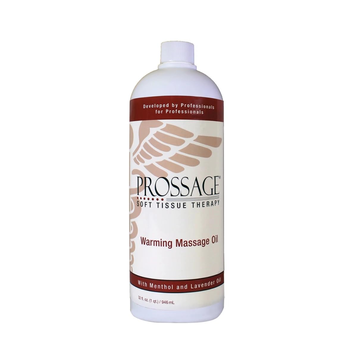 Prossage Heat Warming Relief Massage Oil for Therapuetic Massages, Deep Tissue Massages, and Aromatherapy, Topical Reliever, 32 Ounce Bottle