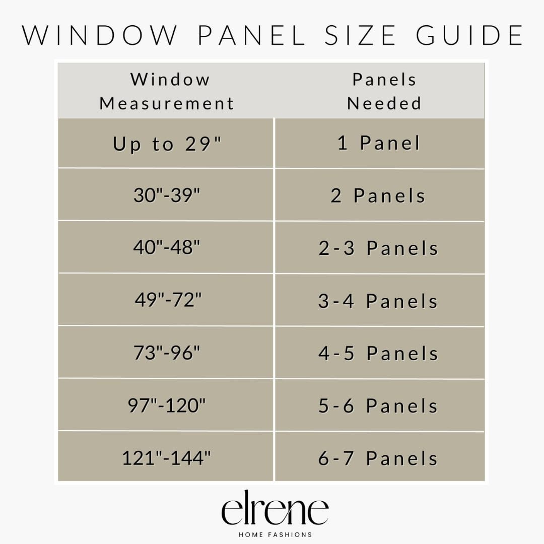 Elrene Home Fashions Navara Medallion Room-Darkening Window Curtain, Single Panel, 52" x 95" (1 Panel), Natural