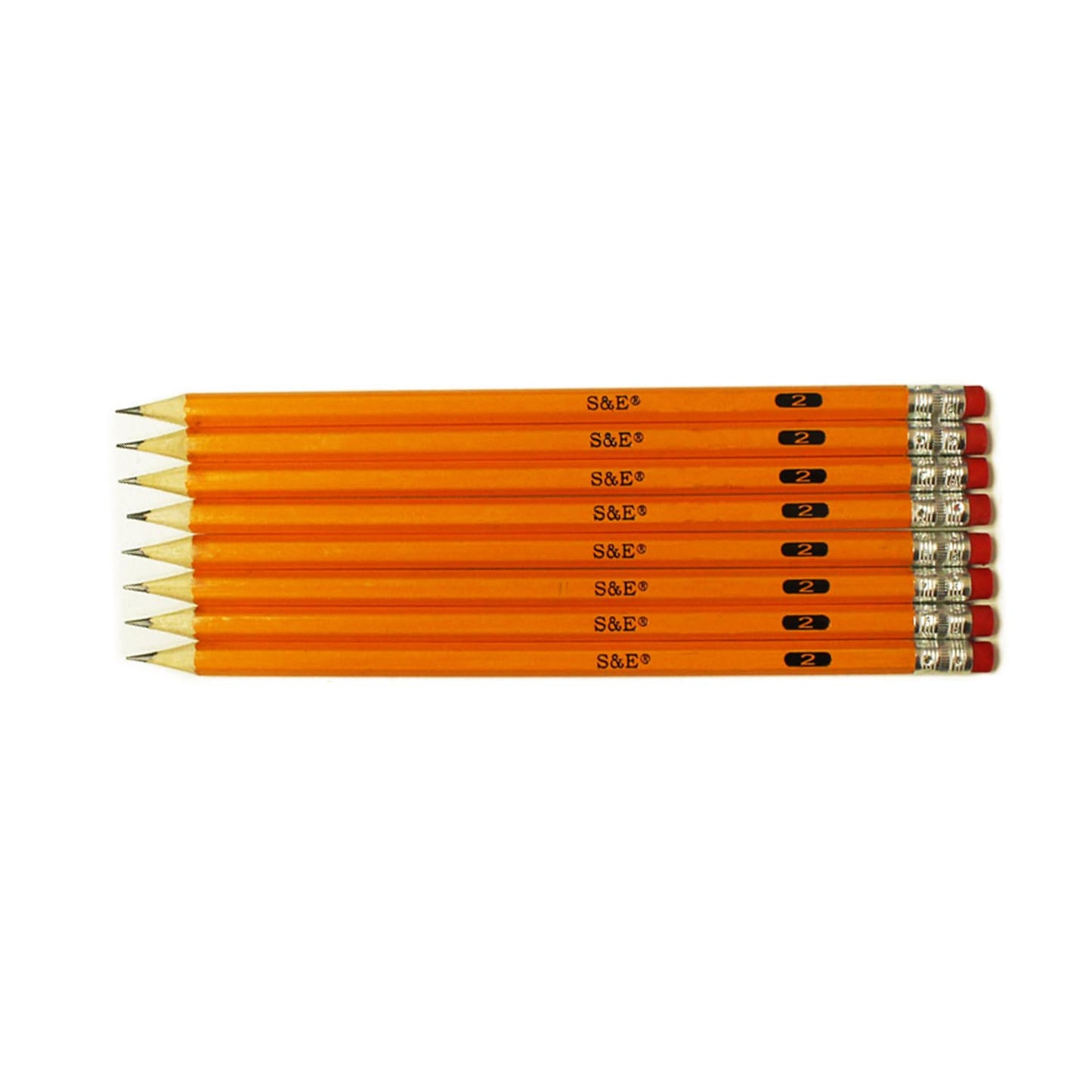 S & E TEACHER'S EDITION #2 HB Pencils 600 Count, Pre-Sharpened Wood-Cased Yellow Pencils with Top Erasers, Bulk Box for Classroom Teacher Supplies, Back to School & Testing