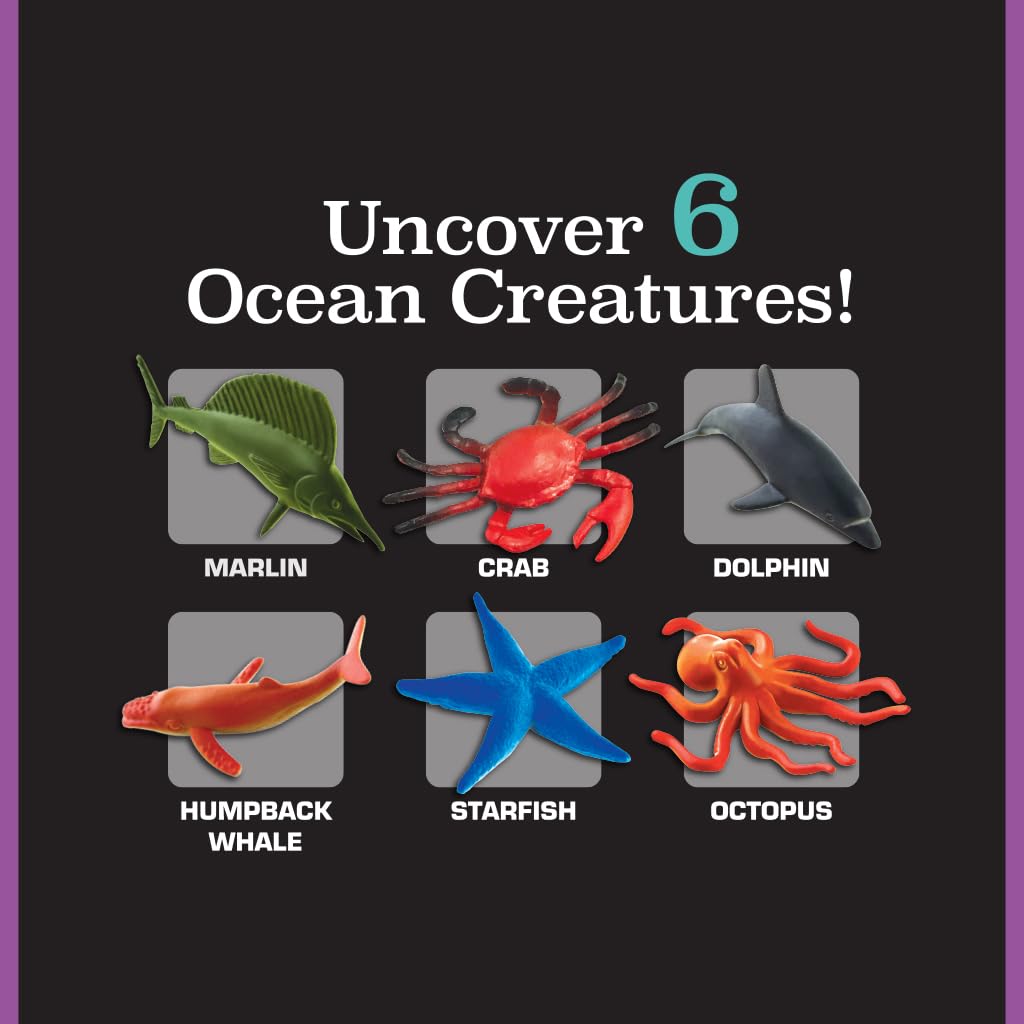 ArtSkills Epic Lab You Can Dig Ocean Discovery Kit, 30 Assorted Treasures, Tools Included