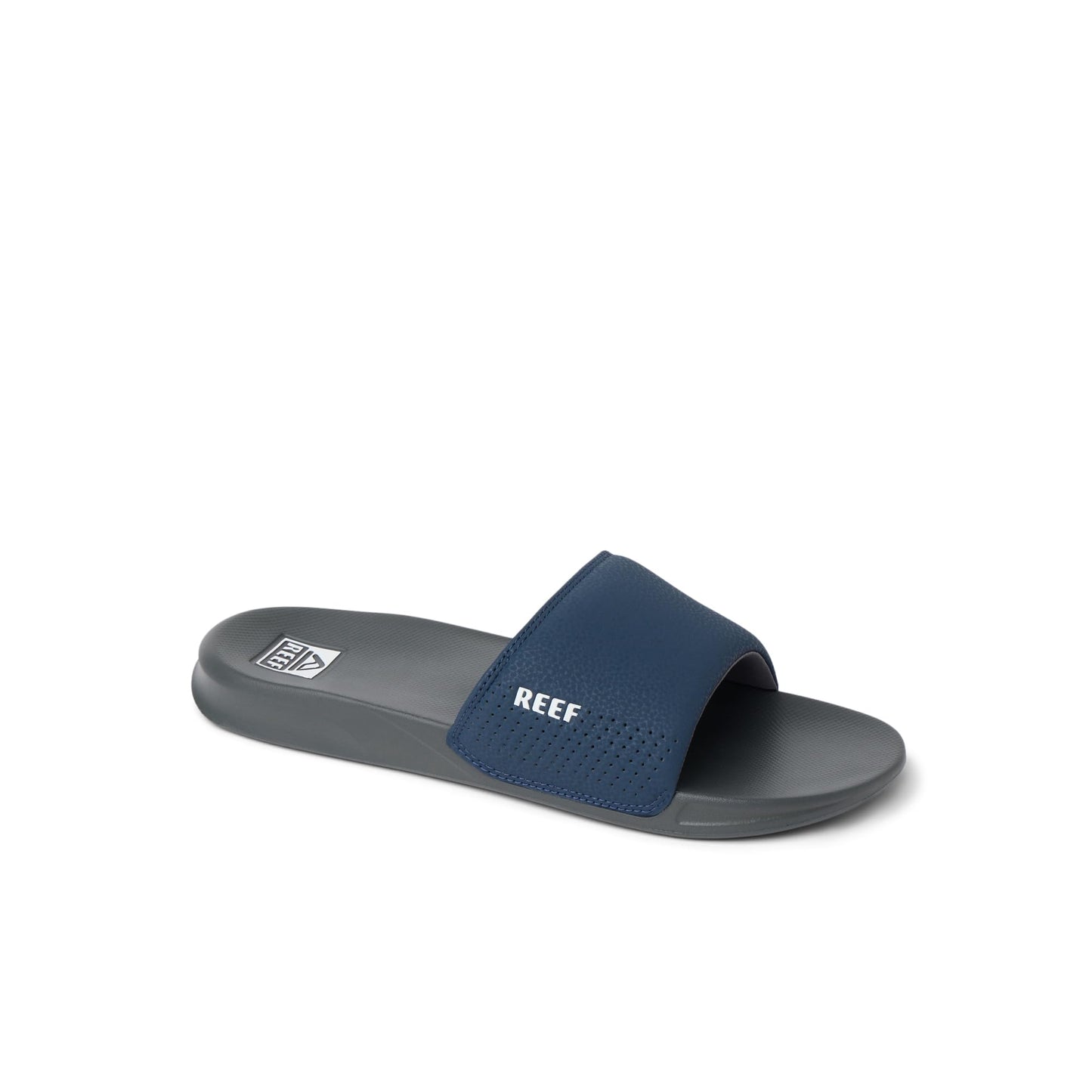 REEF One Slide Mens Sandal Navy-White 10
