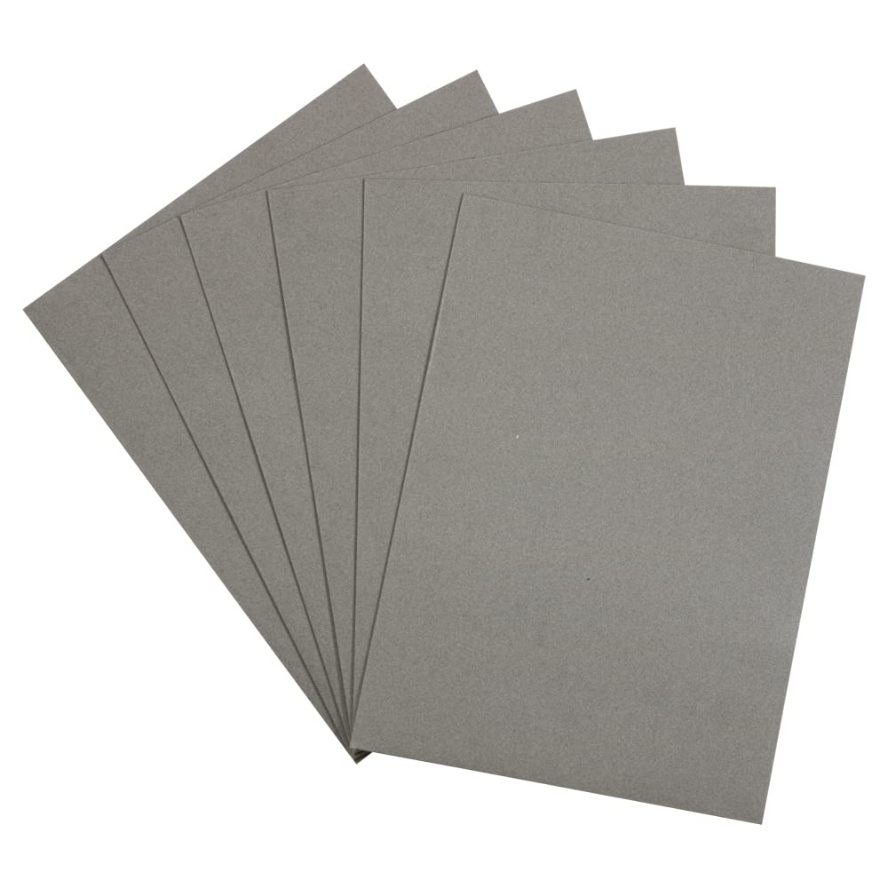 JAM PAPER Two Pocket Textured Linen Presentation Folders - Letter Size Business Folder - Gray - Bulk 50/Box