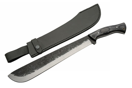 18" Carbon Steel Wood Handled Outdoor Bushcraft and Gardening Knife