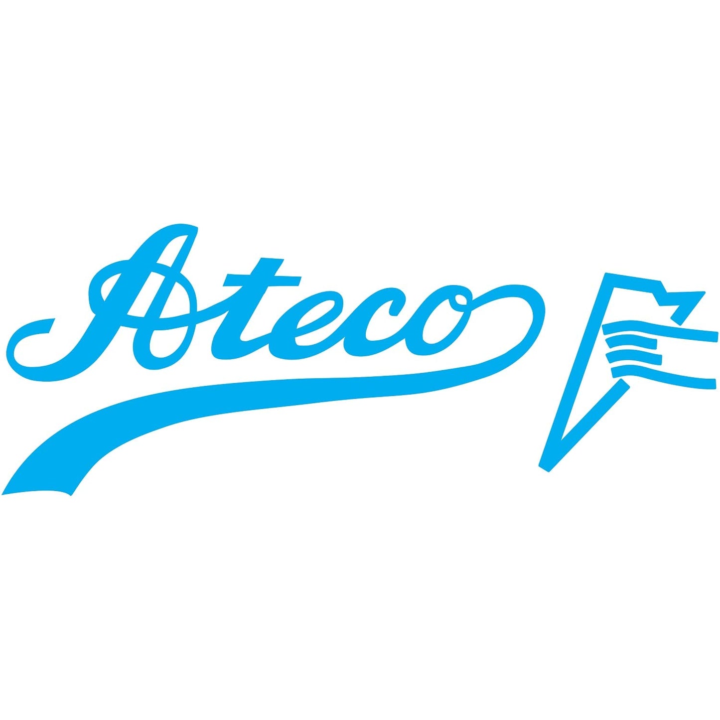 Ateco Revolving Cake Decorating Stand, 615 12" Round, Aluminum Base, White