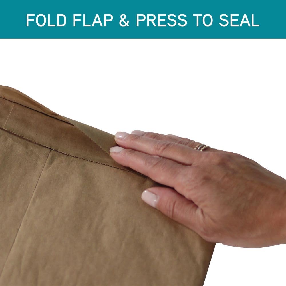 Sealed Air Jiffy Padded Shipping Mailers, Case of 100, Self Seal Heavy Duty Recycled Cushioned Mailing Envelope, #2-8.5" x 12", Kraft