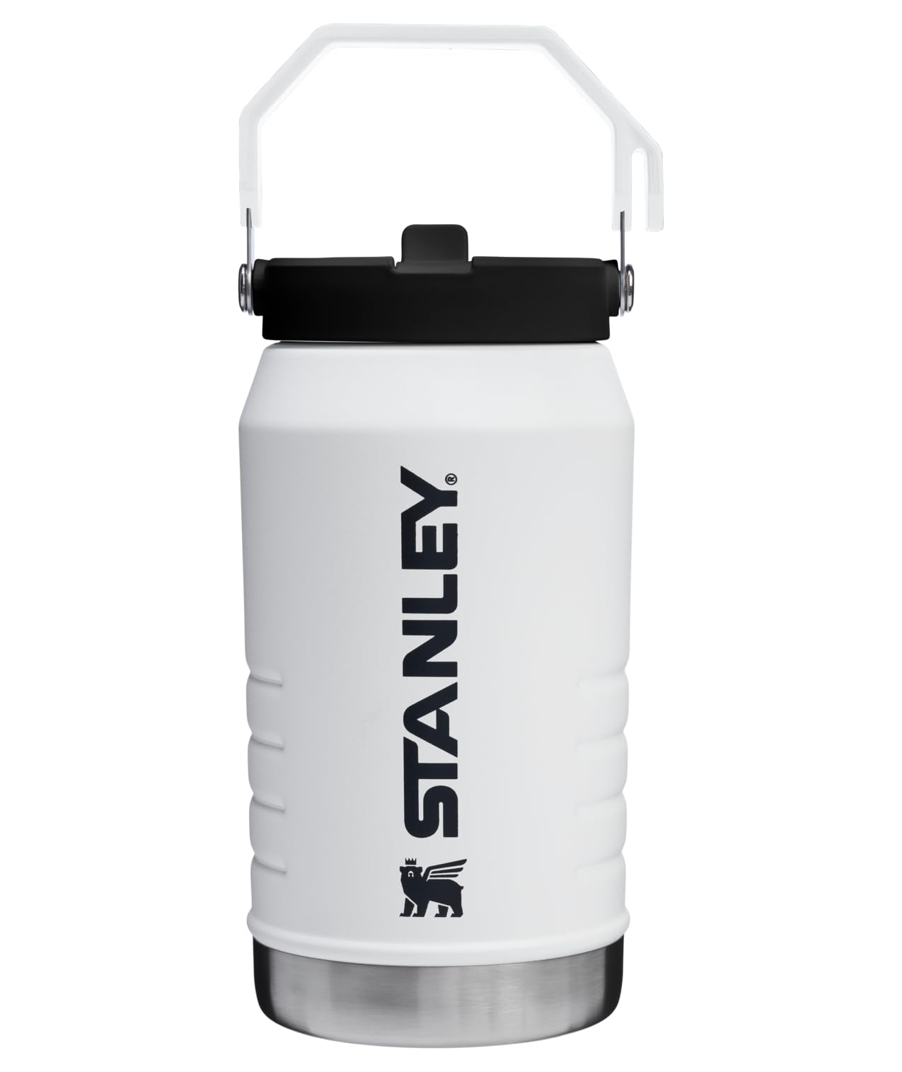 Stanley IceFlow 2.0 Flip Straw Jug with Handle 64 oz | Twist On Lid and Flip Up Straw | Leakproof for Travel and Sports | Insulated Stainless Steel | BPA-Free | Chalk