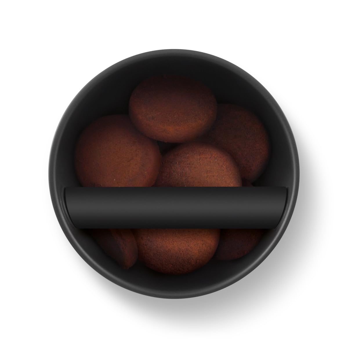 Breville BEA502BSS Knock Box 20 Espresso Machine Accessory, 20 Puck Capacity, Brushed Stainless Steel