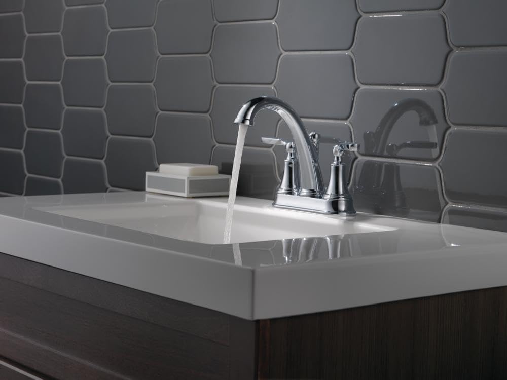 Two Handle Centerset Bathroom Faucet