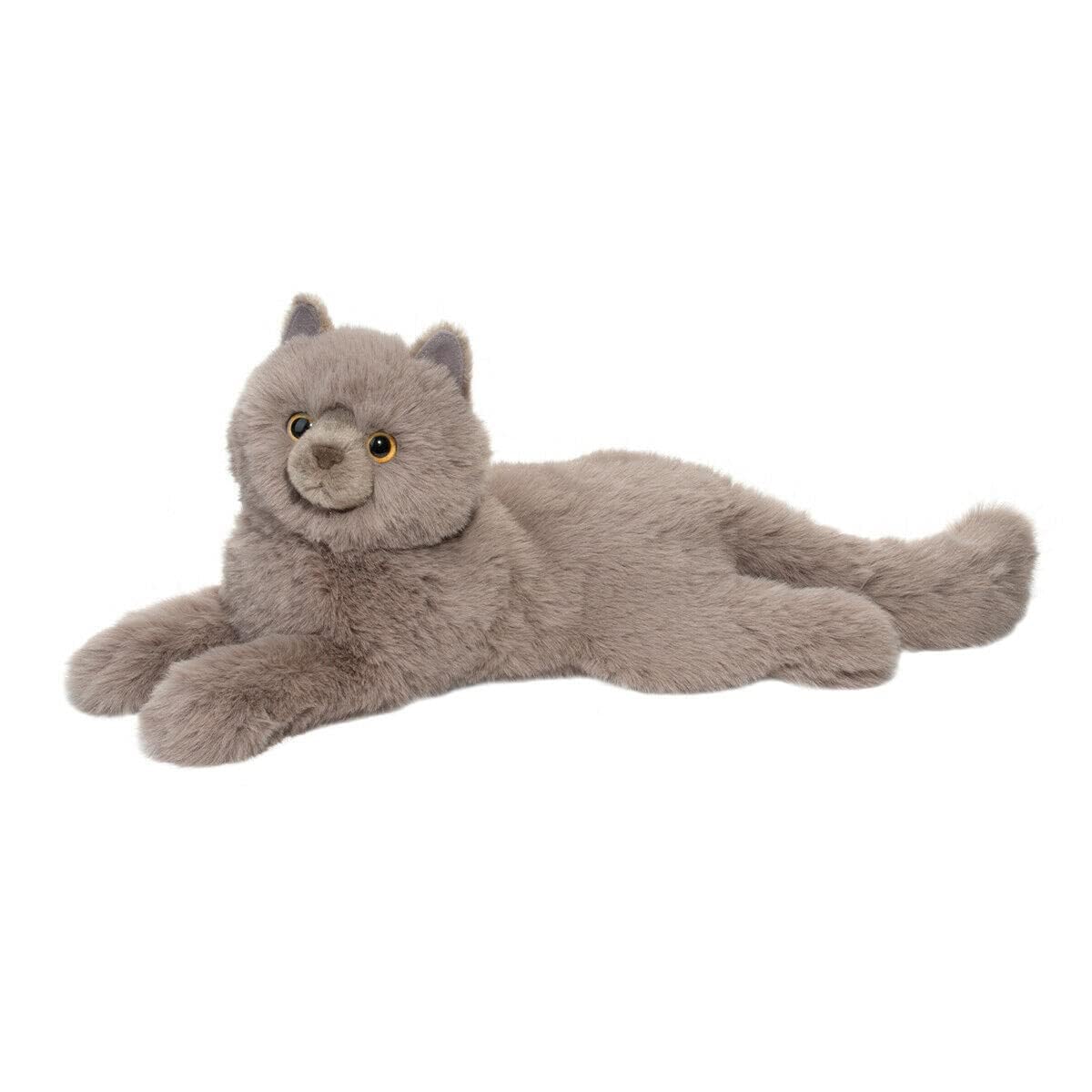 Douglas Juliette Persian Cat Plush Stuffed Animal – Realistic Soft Persian Cat Plush Toy for Kids & Cat Lovers, Floppy Gray Kitty Plush, 15" (38 cm)