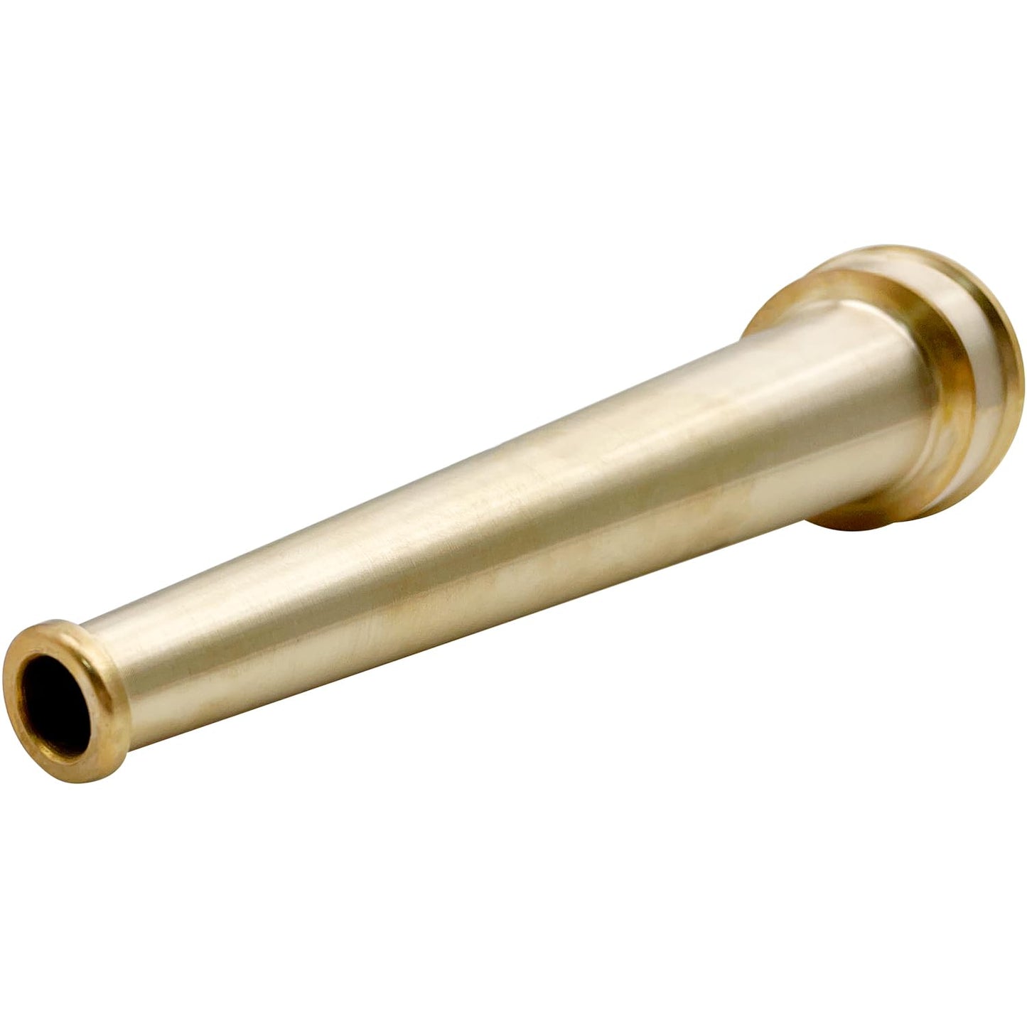SAFBY Brass Fire Equipment, Plain Hose Nozzle, 2" NPSH (NPT), 12" Length, 9/16" Orifice (2" NPSH/NPT)