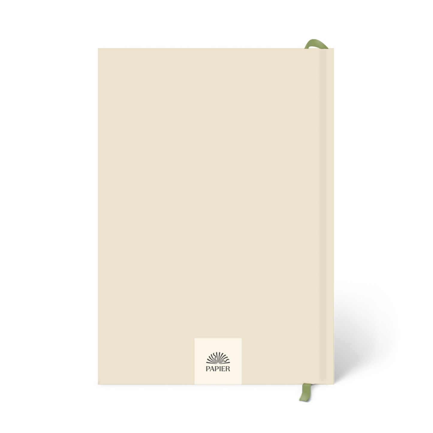 Papier Daily Wellness Journal Diary - Beige, 8.46"L x 6.02"W | Hardback Cover Wellbeing, Gratitude & Mindset Diary for Personal Growth, Mindfulness & Reflection | Track Goals, Sleep & Lifestyle Habits
