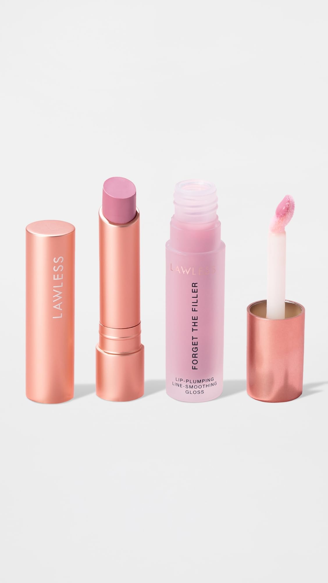 Lawless Women's Lip Twin Bundle, Lavender Sorbet, Pink, 2 Count