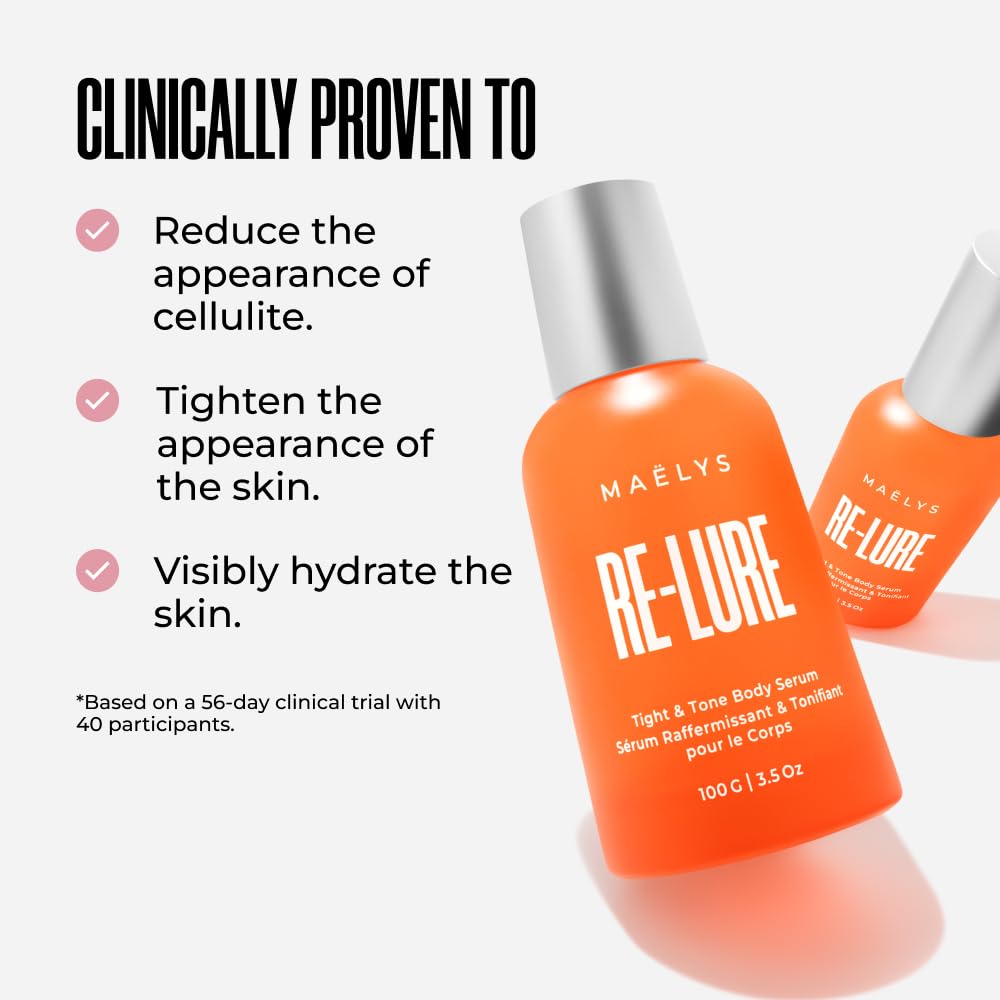 MAËLYS RE-LURE Tight & Tone Body Serum - Hyaluronic Acid Serum for Women - Hydrating Serum Tightens Appearance of Skin for Toned Look