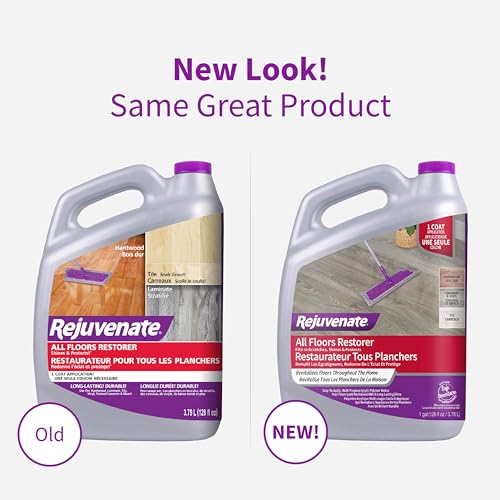 Rejuvenate All Floors Restorer and Polish Fills in Scratches Protects & Restores Shine No Sanding Required