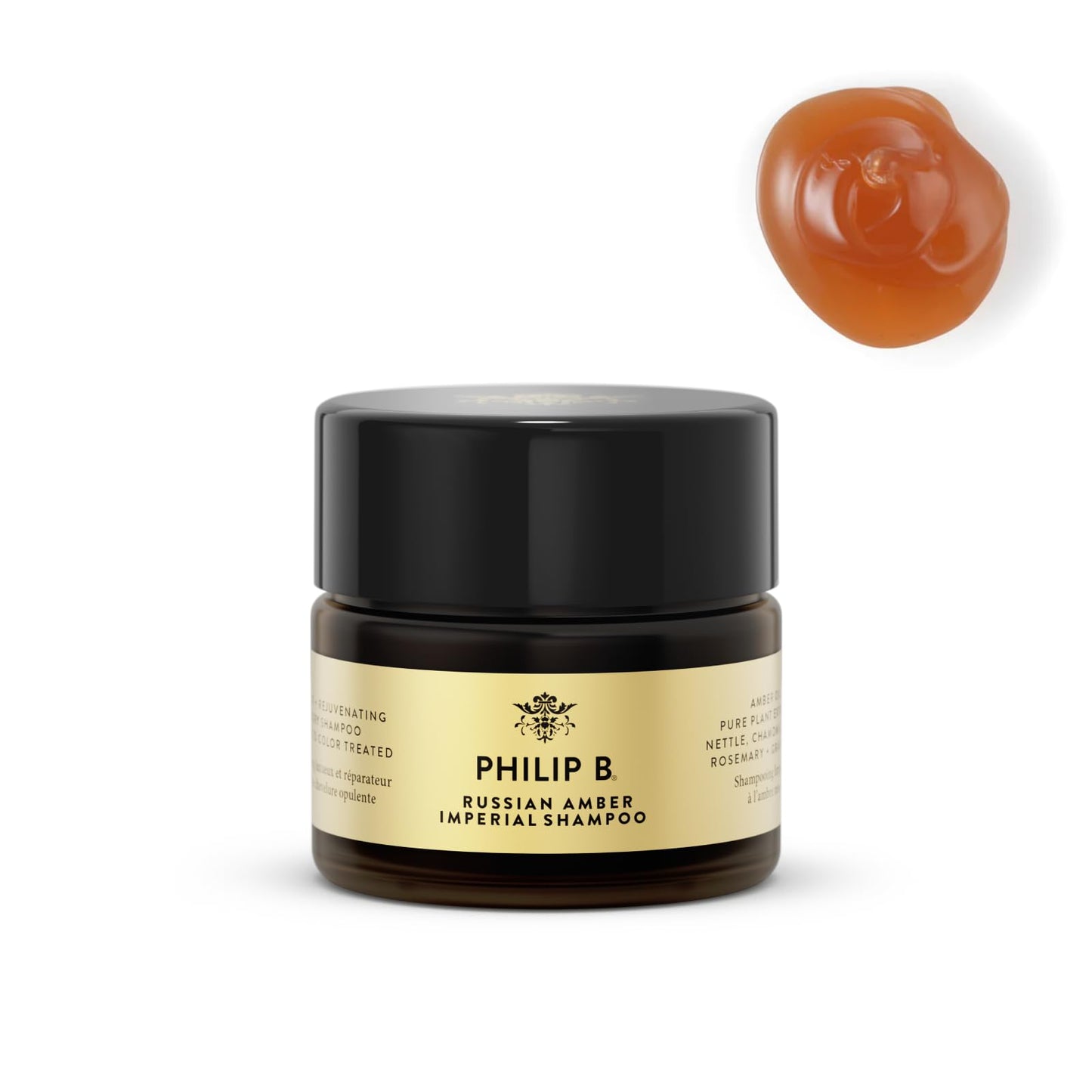 PHILIP B Russian Amber Imperial Shampoo, 3 oz (89 ml) | Restorative, Color-protective, Weightless Hydration