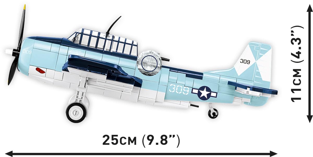 COBI Historical Collection WWII Grumman TBF Avenger Aircraft