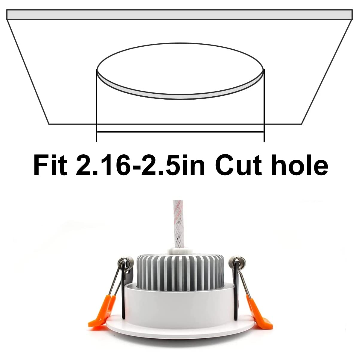 YGS-Tech Smart 2 Inch LED Recessed Lighting RGB WiFi Downlight, 5W Compatible with Alexa and Google Home, Dimmable RGB & CCT 2700-6500K Color Changing, 120V Ceiling Light with LED Driver (4 Pack)