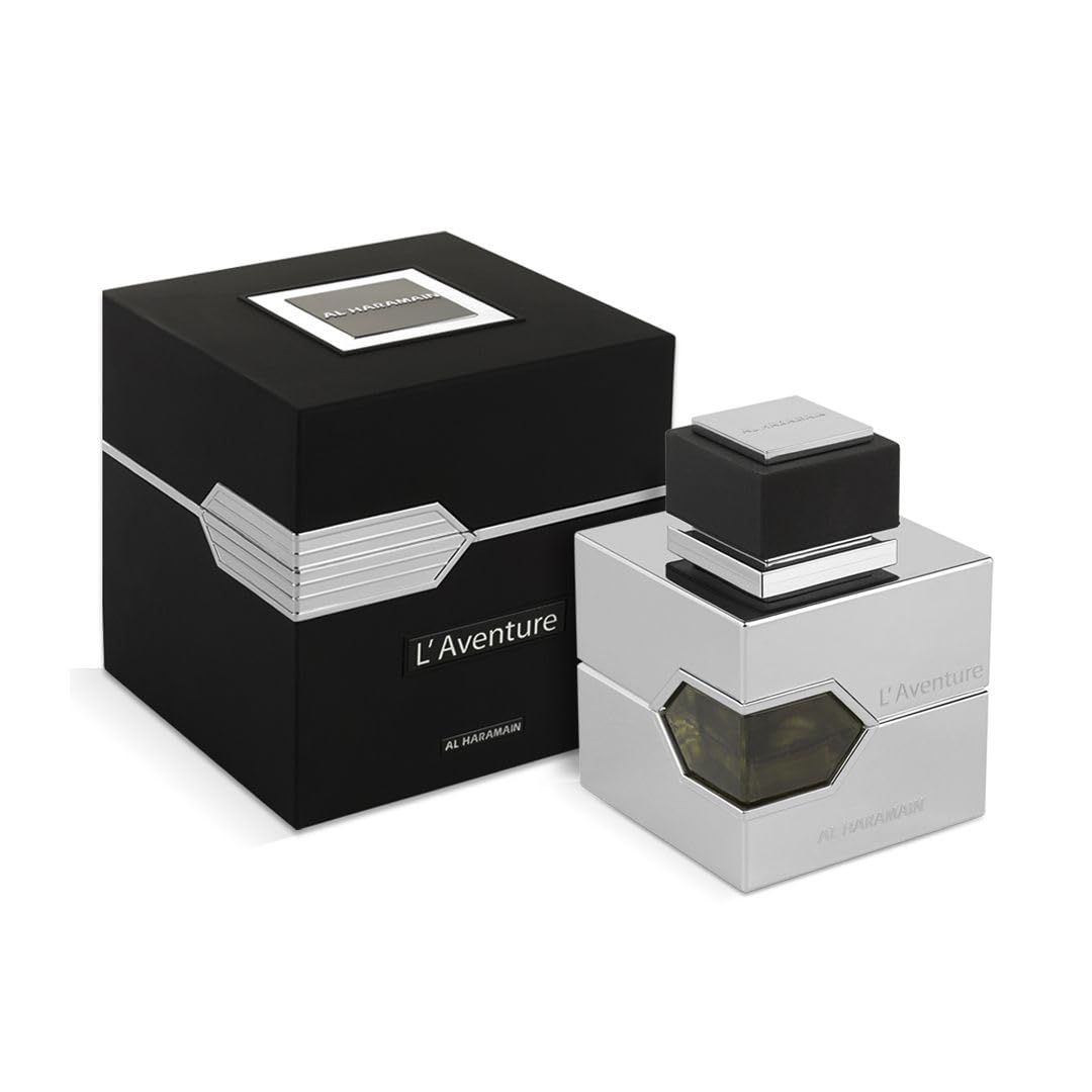 Al Haramain L´Aventure Eau De Parfum for Men, 3.33 oz., multi