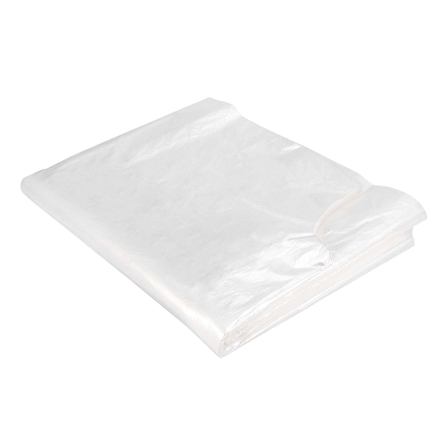 TAICHEUT 400 Pcs 35 x 47 Inch Disposable Clear Hair Salon Capes, Plastic Disposable Waterproof Capes Disposable Hair Cutting Capes for Barbershop and Salon, Clear