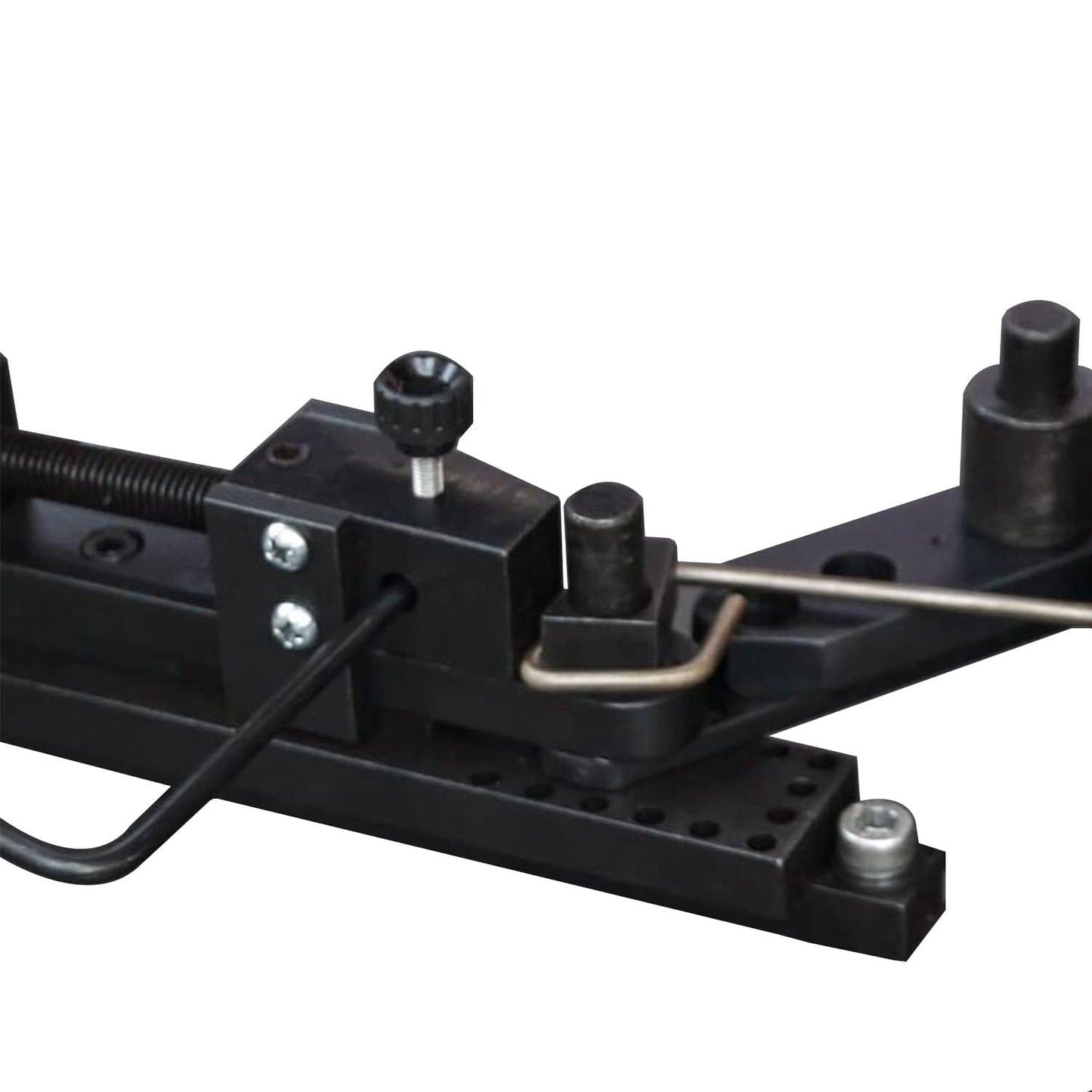 KAKA INDUSTRIAL MUB-1 Mini Universal Bender Forms Wire Flat Metal, metal bender ornamental, for Flat Round Stock, Hook, Clamp, Coil - Wire. Manual Mounting Mini Universal Bending Bender