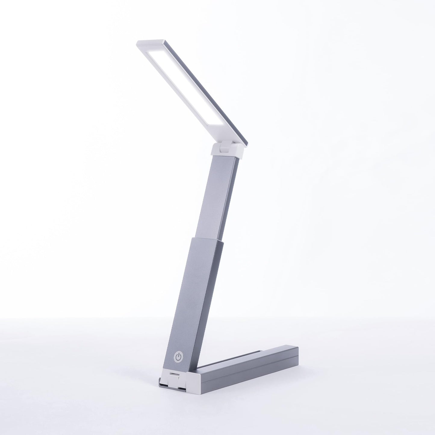 LYTUP Portable LED Desk Lamp – Ultra-Compact, Foldable, Adjustable Brightness, 180-Degree Rotation, Type-C Fast Charging for Home, Office, Travel, Multi-Purpose Use - Grey