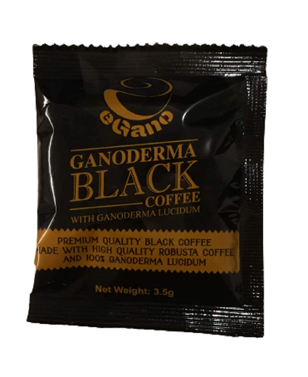 6 Boxes eGano Premium Ganoderma Black Coffee Instant Coffee With Ganoderma Lucidum Extract (3.5g x 30 Sachets / Box)
