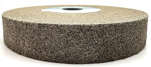 Pro-Graad EXL Deburring Wheel - 6" x 1" x 1" 9S Fine Grit - Silicon Carbide - Metal Deburring, Finishing and Polishing Wheel - Convolute - 05132 - (1 Pack)