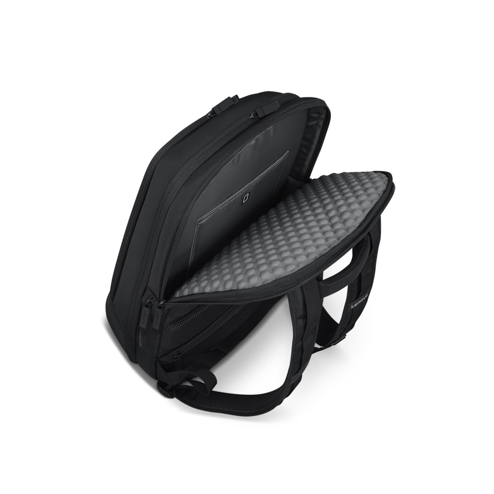 Lenovo - Legion 17” Armored Backpack – Gaming Laptop Bag – Double Layered Protection – Dedicated Storage Pockets – Durable Pack with EVA Front Shield